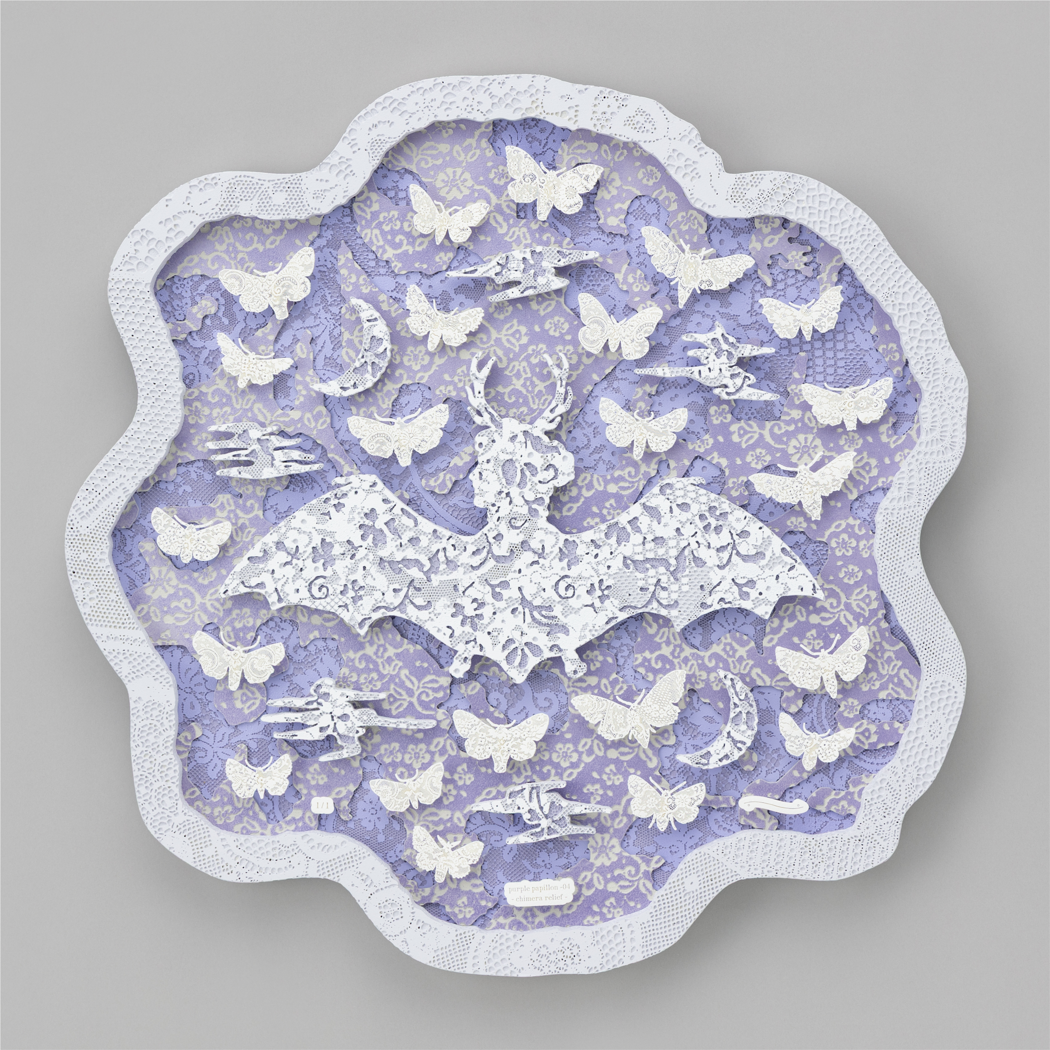 purple papillon-04 -chimera relief -