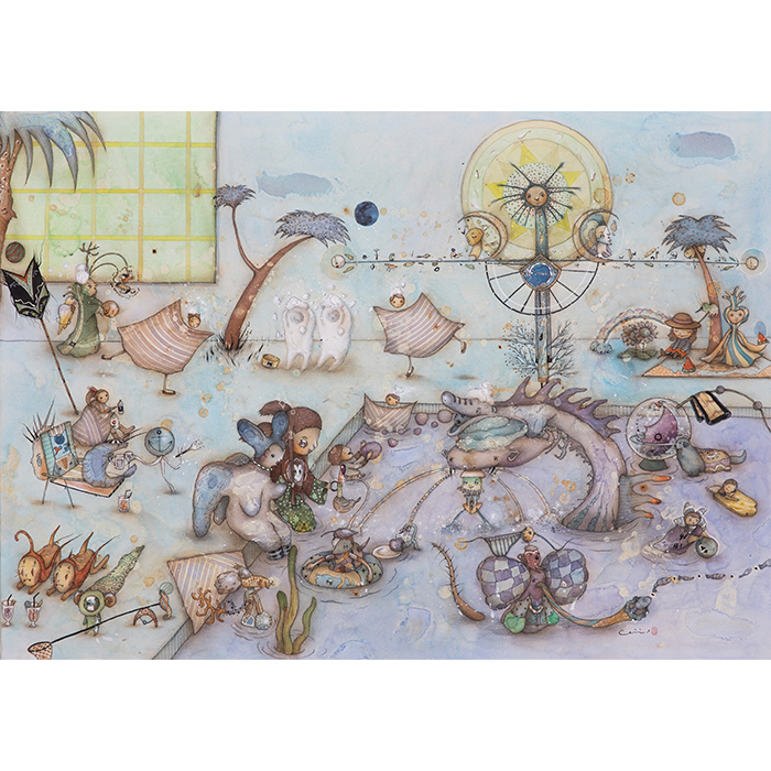 南十字星プールにて