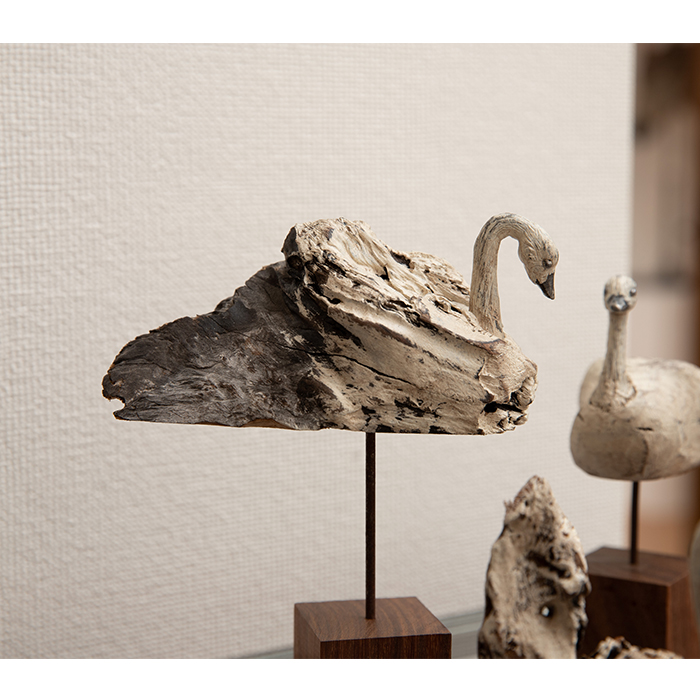 白鳥 オブジェ 小