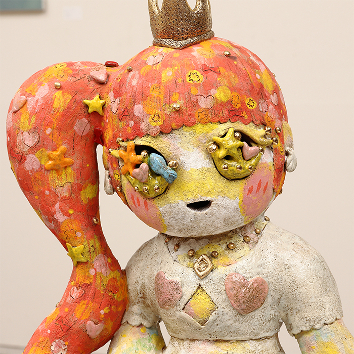 こどもの絵のやきもの