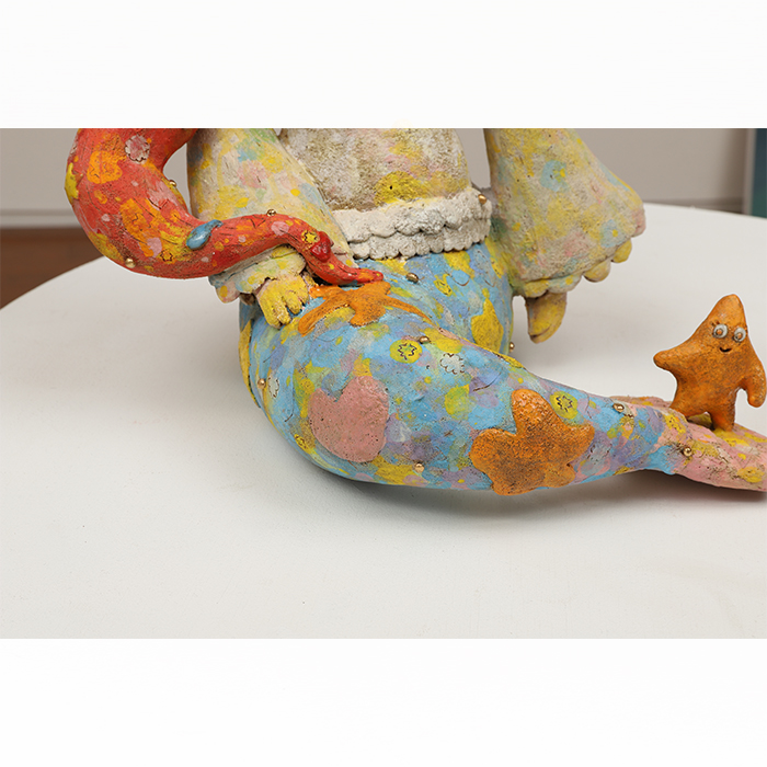 こどもの絵のやきもの